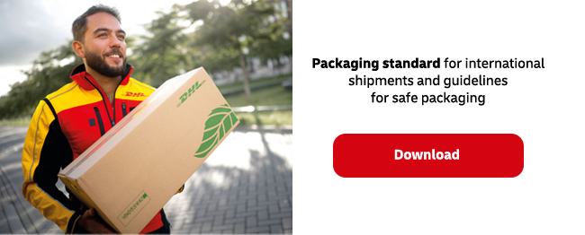 Packaging standard for international shipments and guidelines for safe packaging. Download.